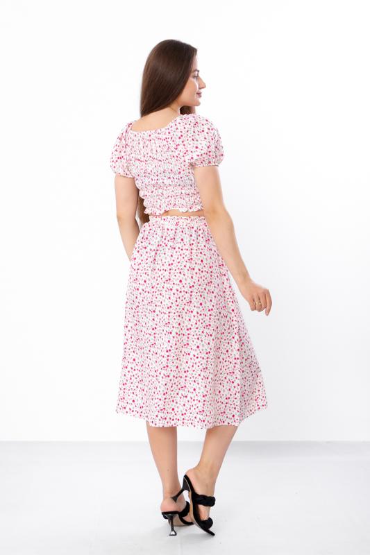 Комплект жіночий топ і спідниця Носи Своє р. 42/44 Молочний (11763) - фото 4 Комплект жіночий топ і спідниця Носи Своє р. 42/44 Молочний (11763) - фото 4