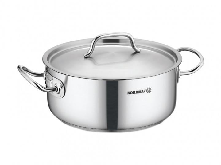 Кастрюля низкая Korkmaz gastro 20 см 2,8 л (a2738)