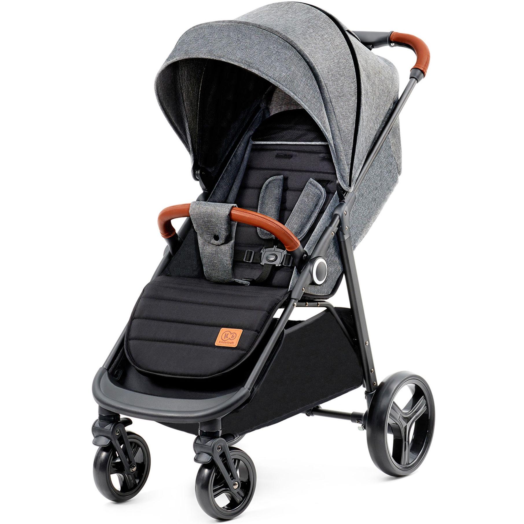 Коляска прогулянкова Kinderkraft Grande Plus Grey (KSGRAN00GRY0000) - фото 1 Коляска прогулянкова Kinderkraft Grande Plus Grey (KSGRAN00GRY0000) - фото 1