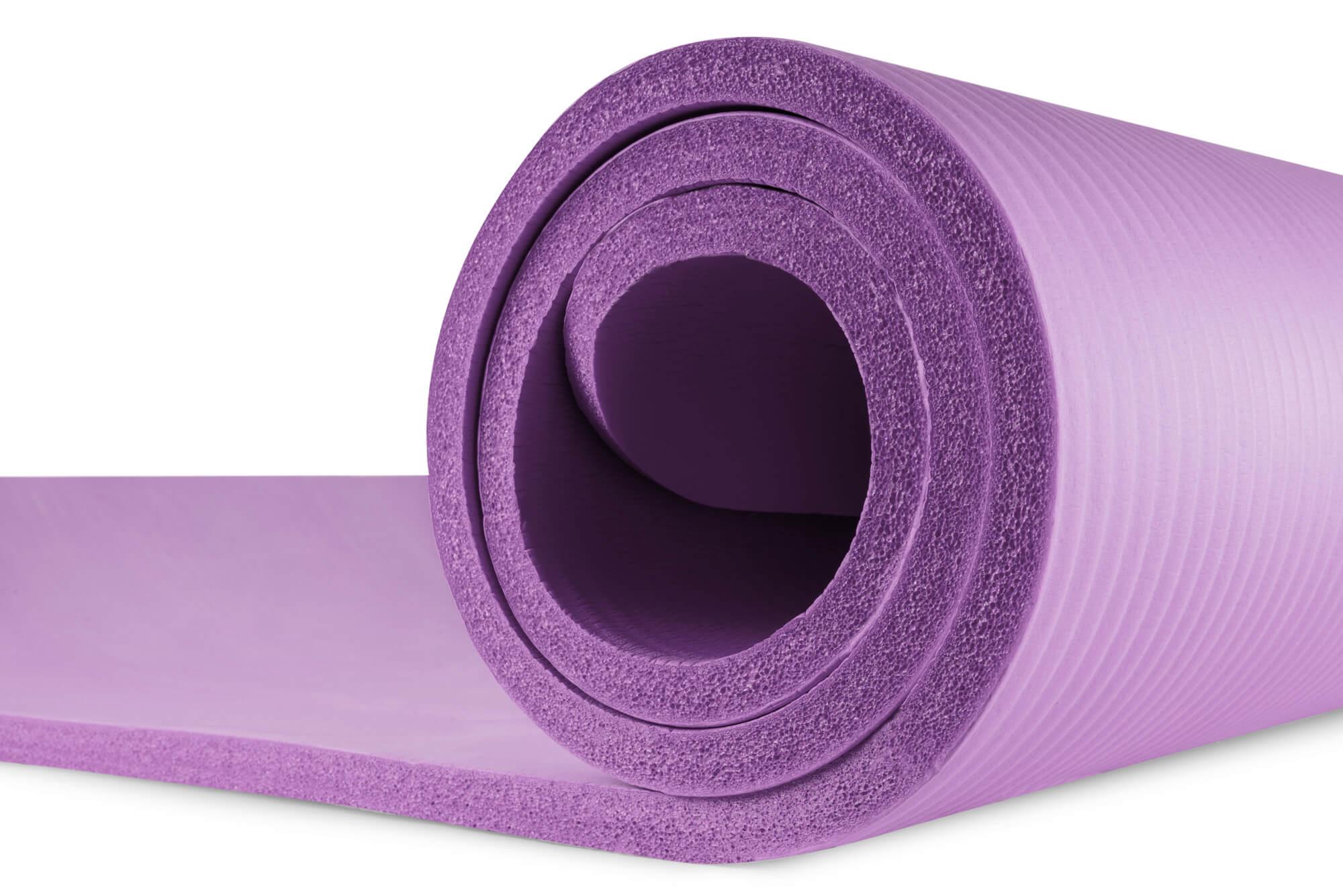 Коврик для фитнеса и йоги Hop-Sport HS-N015GM 1,5 см Фиолетовый - фото 7 Коврик для фитнеса и йоги Hop-Sport HS-N015GM 1,5 см Фиолетовый - фото 7