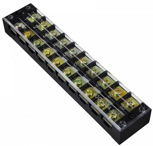 Колодка клеммная в корпусе АСКО-Укрем TB4510 10P 45A 600V (A0130050020)