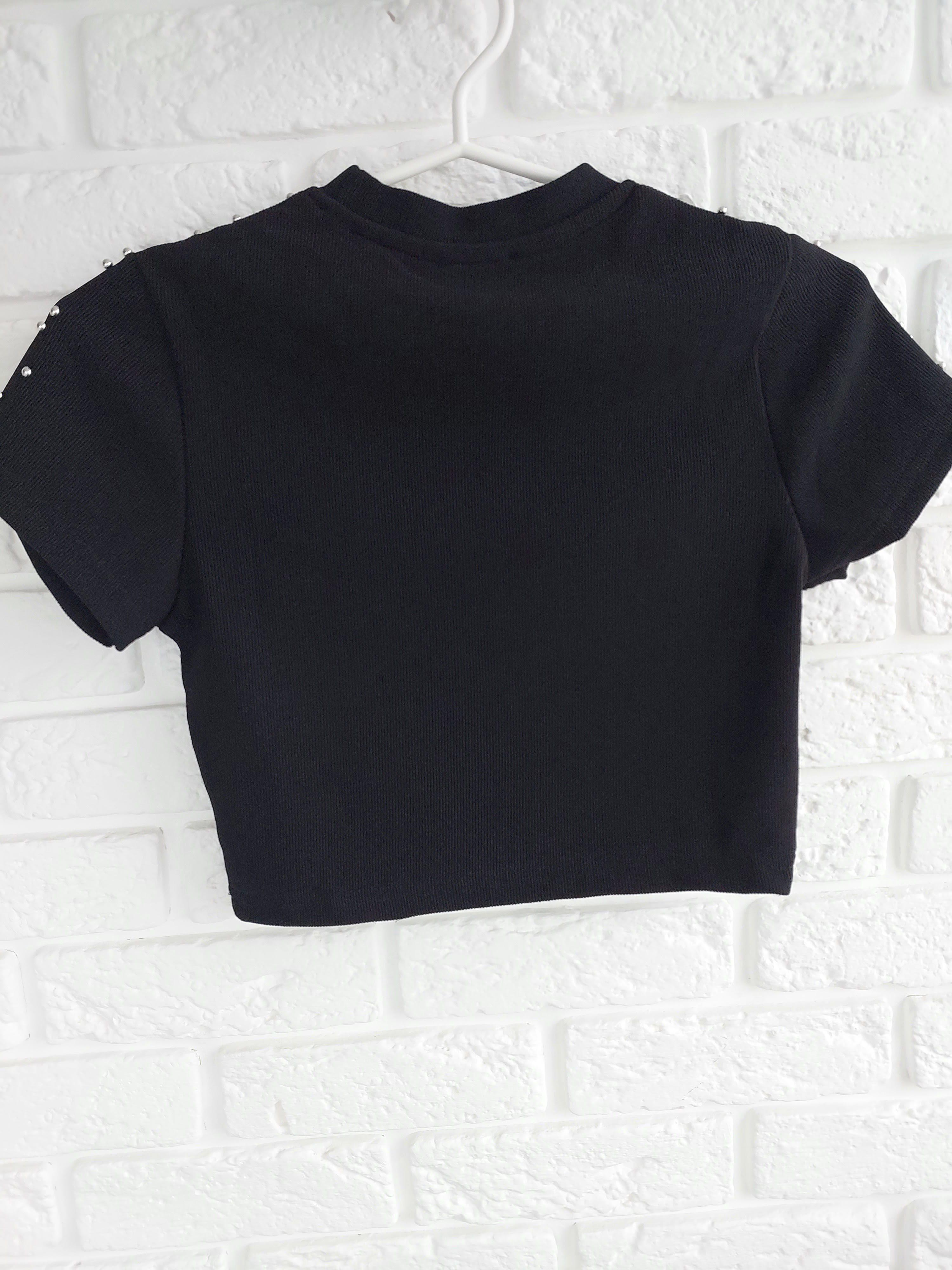 Женский топ в рубчик с бусинами Little Secret Черный L (1900bl) - фото 2 Женский топ в рубчик с бусинами Little Secret Черный L (1900bl) - фото 2