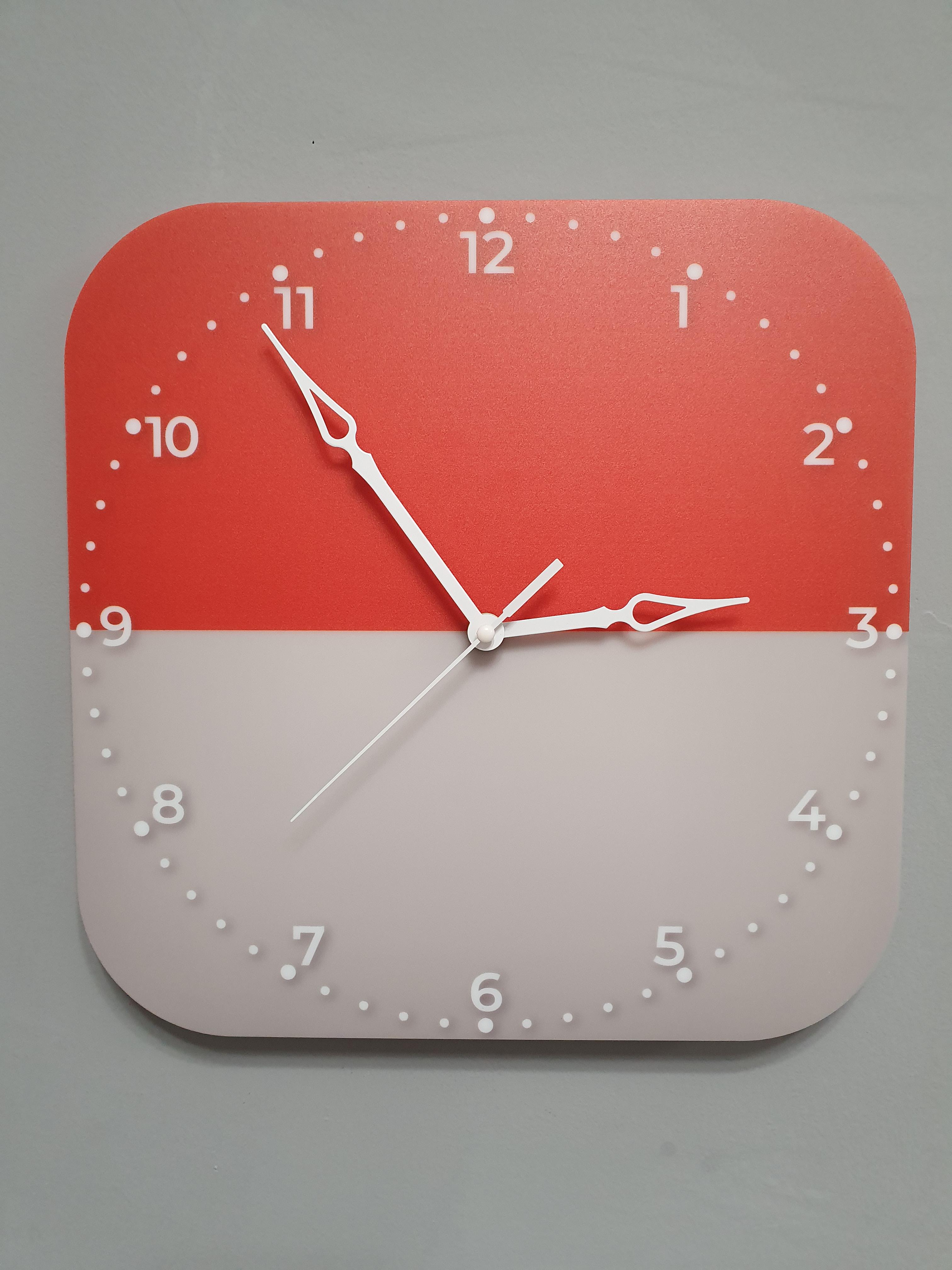 Часы настенные флаг Индонезии (3740)