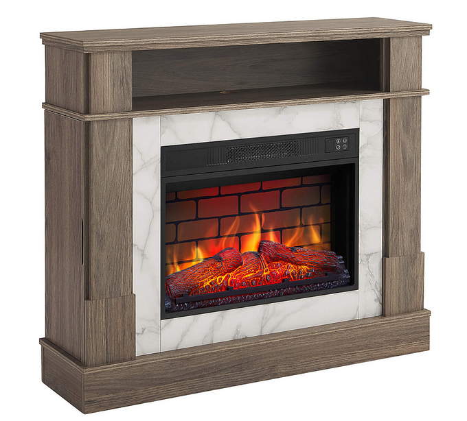 Электрокамин ArtiFlame For Living AF23BS дуб Серый (31395525)