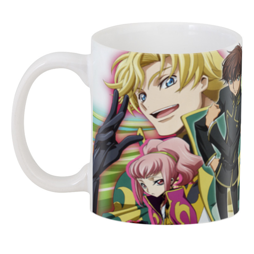 Чашка GeekLand Code Geass Лелуш Ламперуж с другими героями 330 мл (CG.02.10) - фото 1