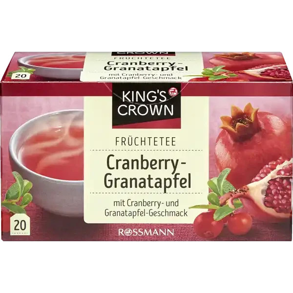 Чай фруктовий KING'S CROWN зі смаком журавлини та граната (1930278983)