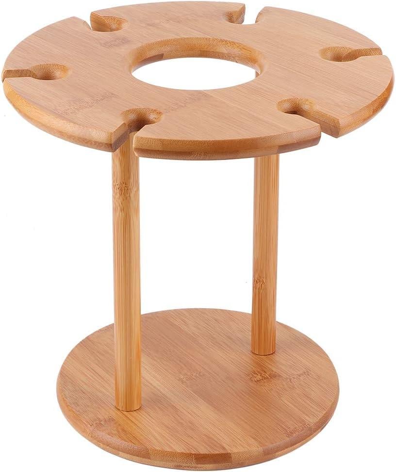 Підставка для винних келихів 6 шт. бамбукова 32х24,5 см (podstavka_6_bokal)