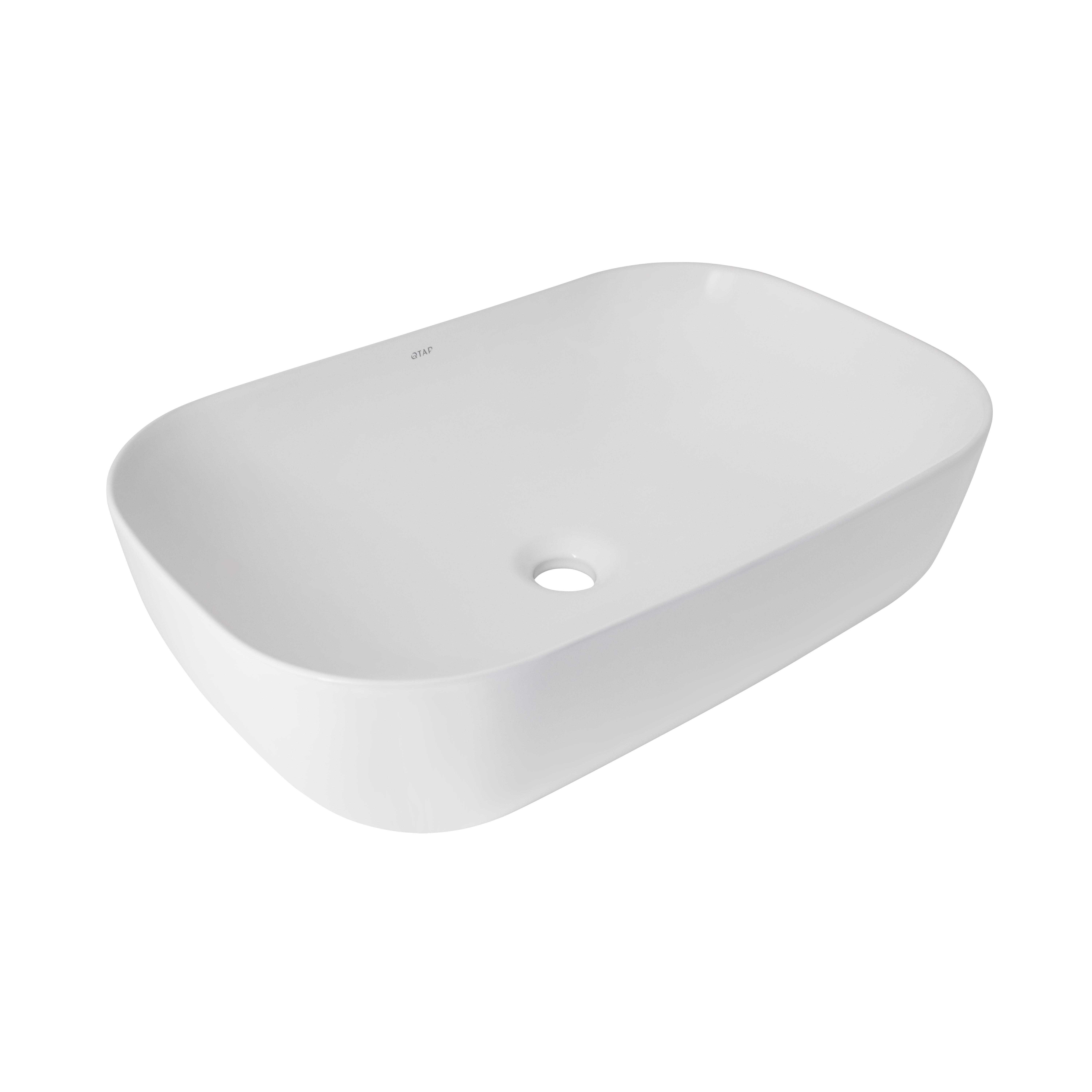 Раковина-чаша Qtap Robin 600x390x150 мм White (QT13112143PW)