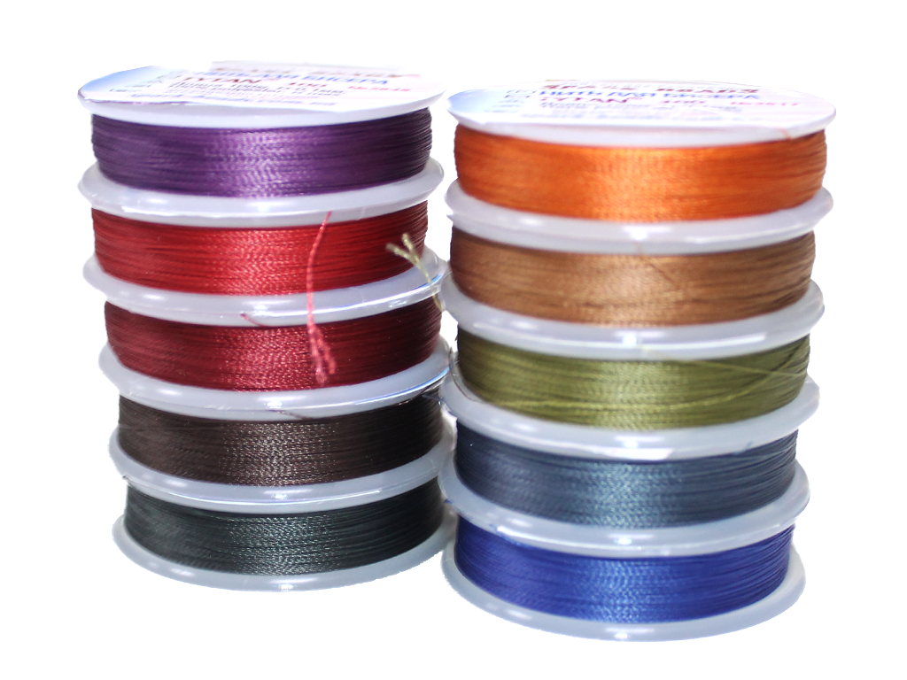 Нитки для бісеру TYTAN №2500 10 шт. 0.1 мм 100 м