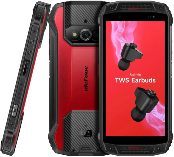 Смартфон UleFone Global Power Armor 15 6/128 Gb Red (1686192844) - фото 3