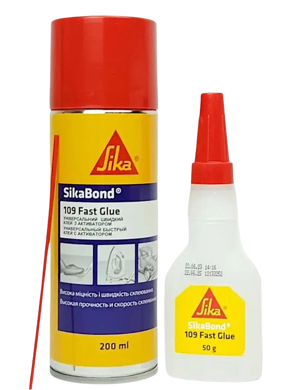 Клей SikaBond 109 Fast Glue AB 250 мл (615730)