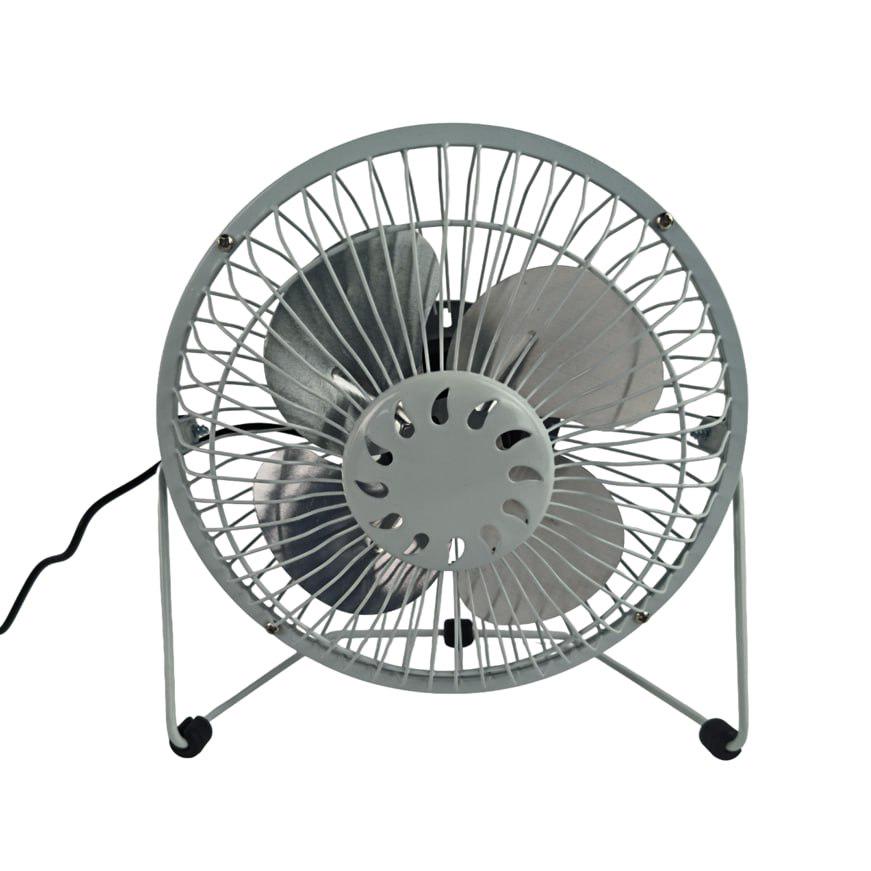 Вентилятор для дому та авто Moltis MVM-10211 USB 19 см Білий (22860) - фото 3