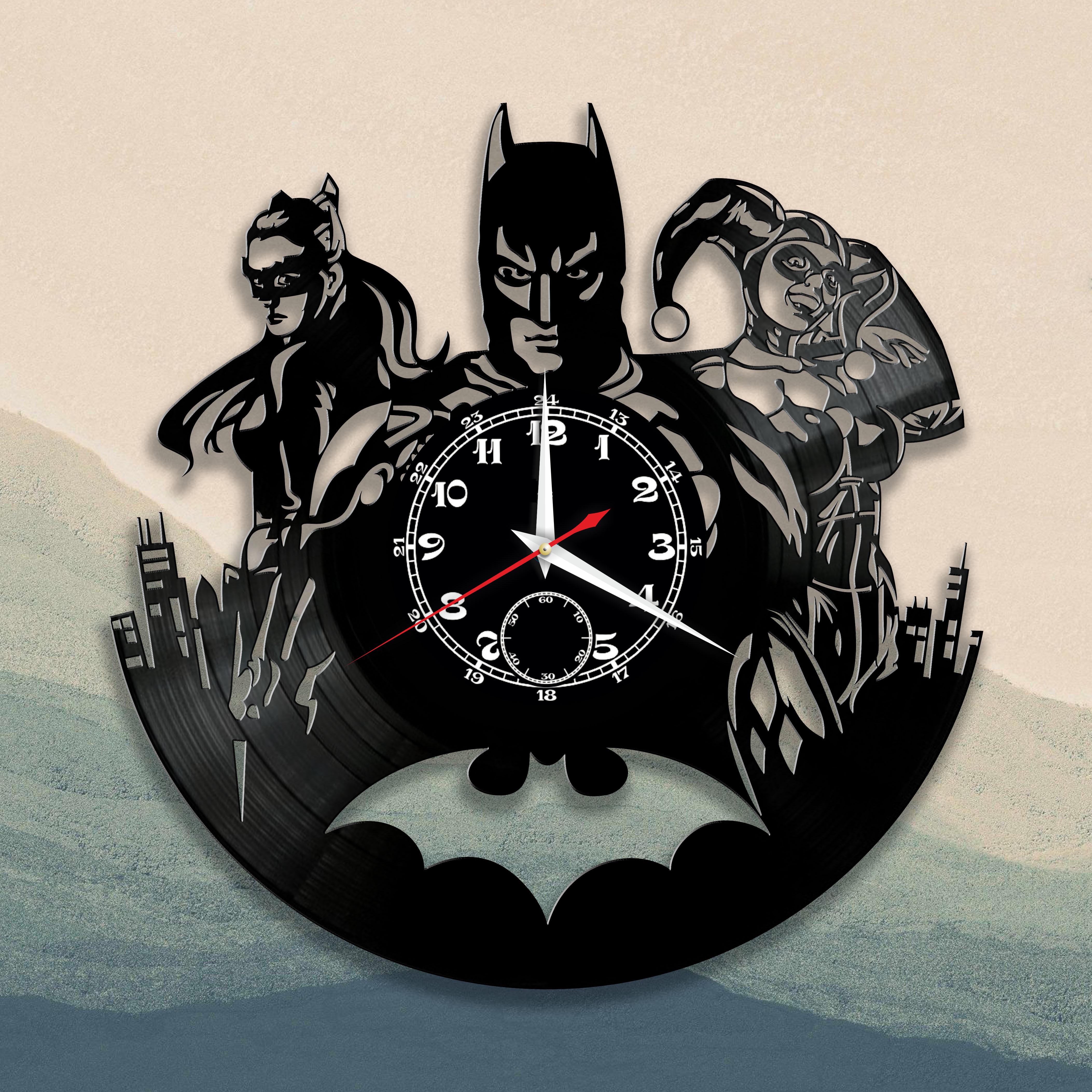 Часы настенные Batman 3307 из виниловой пластинки