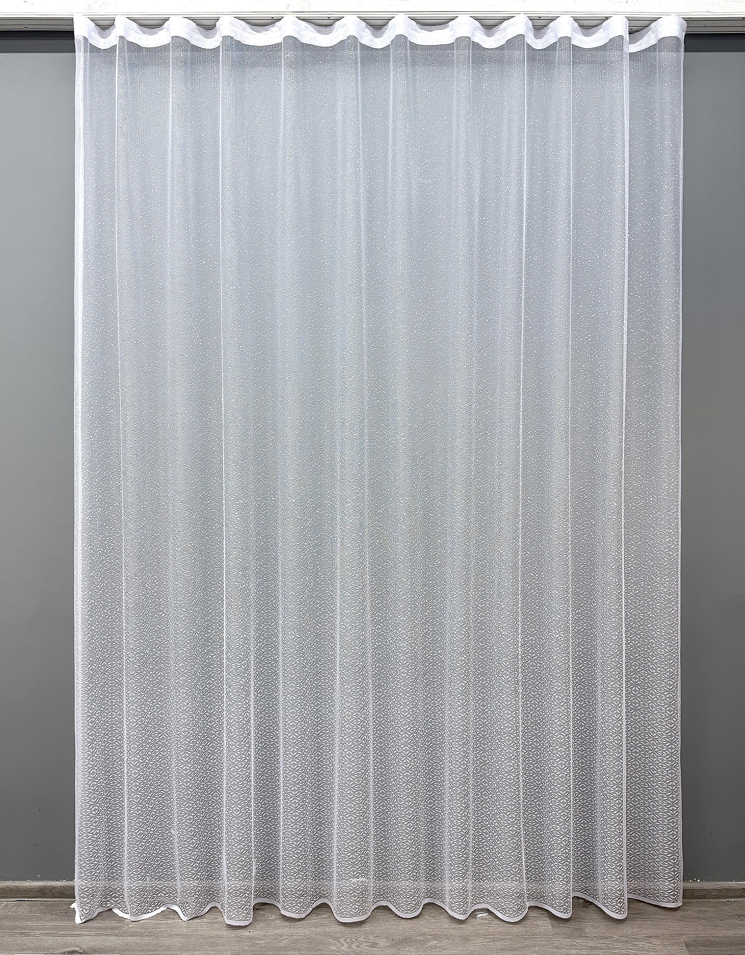 Тюль VR-Textil 1593т жакард 300х270 см Білий (42-0536)