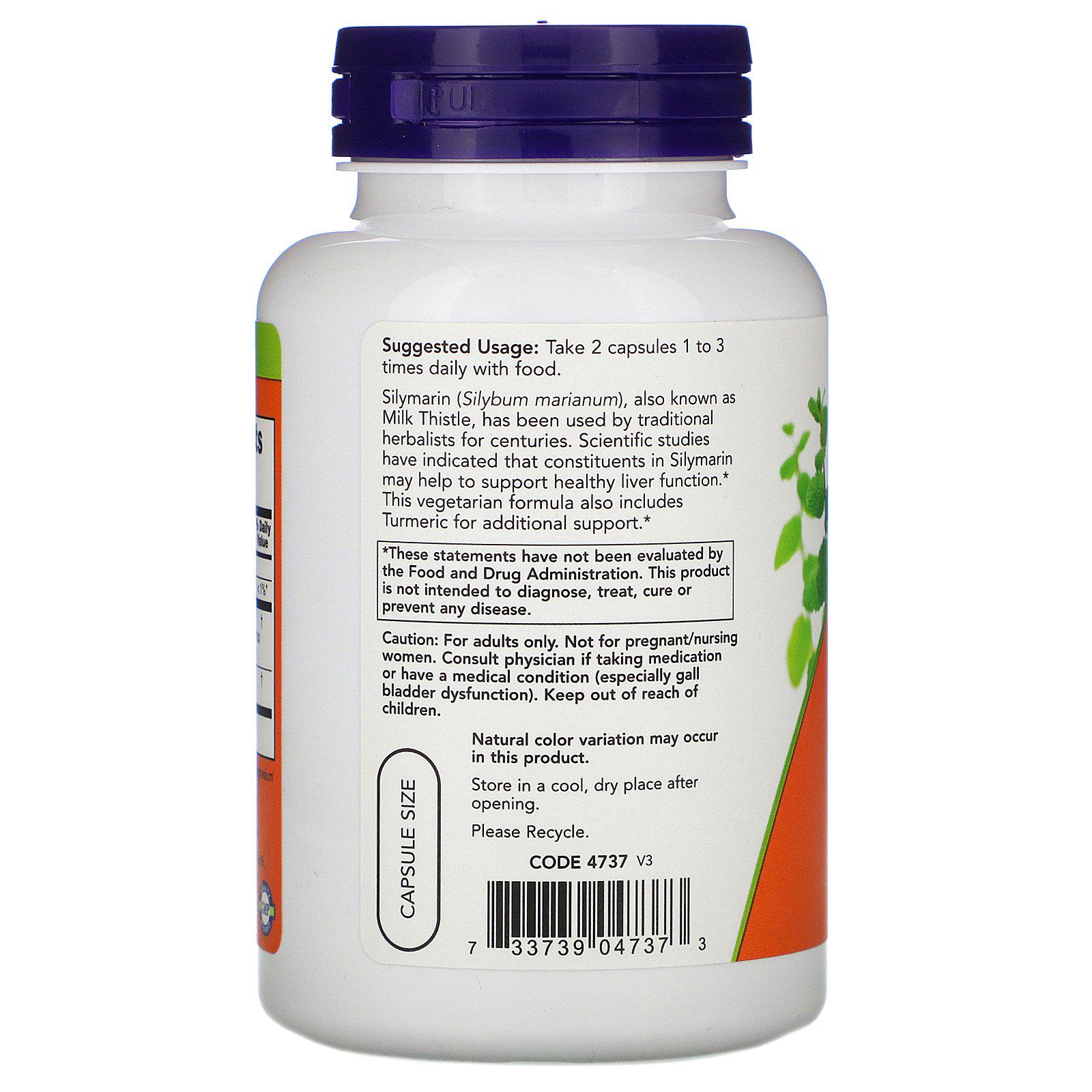 Силимарин Now Foods 150 мг 120 капсул - фото 3 Силимарин Now Foods 150 мг 120 капсул - фото 3