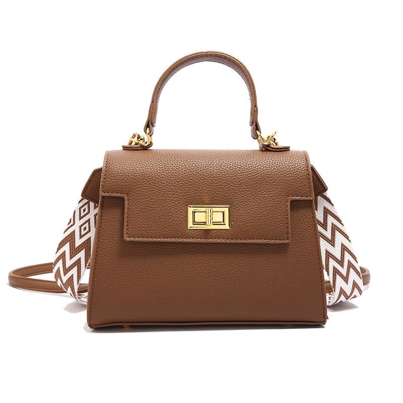 Женская сумка Lorian с плечевым ремнем в комплекте и одной короткой ручкой Кофейный (LR 2213 COFFEE)