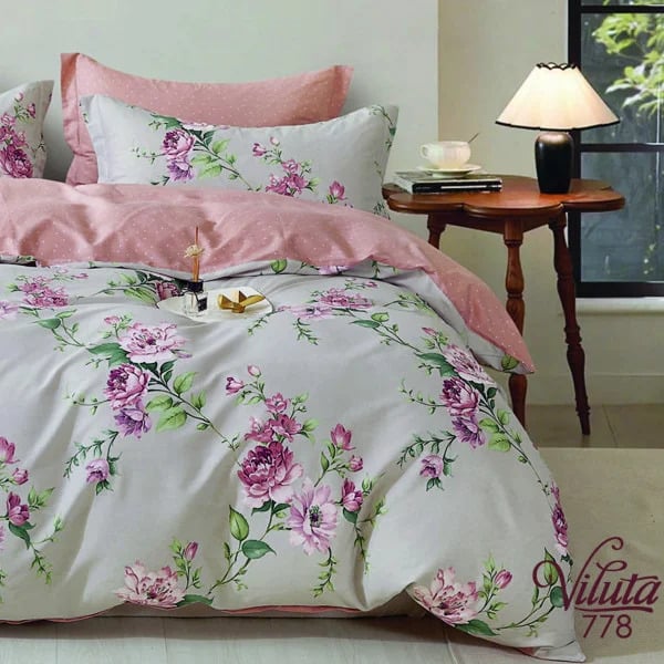 Комплект постельного белья Viluta евро Satin Twill 778 100% хлопок