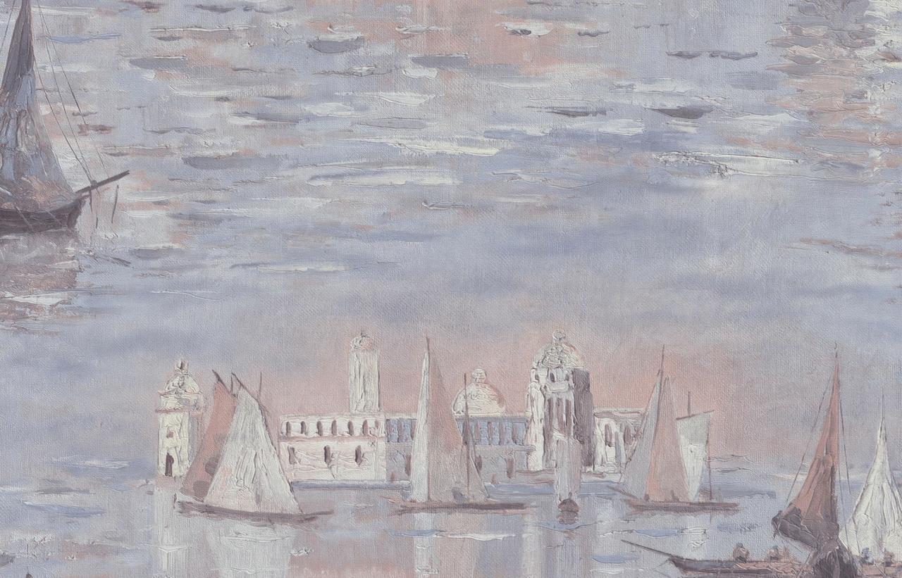 Обои флизелиновые SINTRA Regatta 542729 декор винил горячего тиснения 1,06х10,05 м Разноцветный