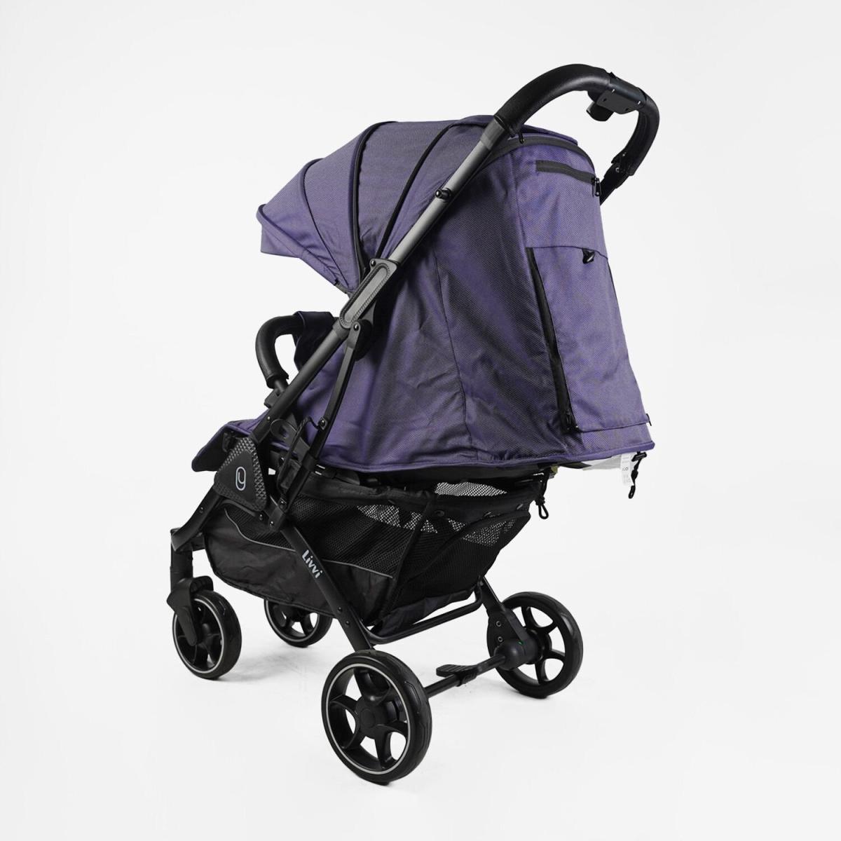 Коляска дитяча прогулянкова Joy Livvi Синій (LV-04270) - фото 4 Коляска дитяча прогулянкова Joy Livvi Синій (LV-04270) - фото 4