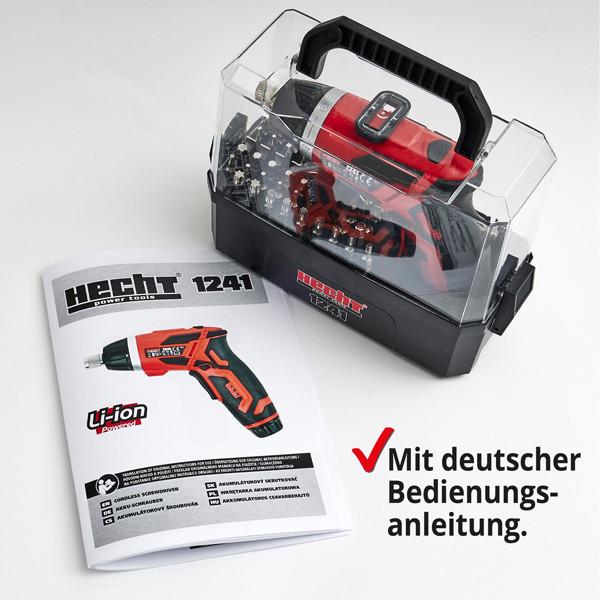 Отвертка аккумуляторная раскладная HECHT 1241 мини с фонариком - фото 5 Отвертка аккумуляторная раскладная HECHT 1241 мини с фонариком - фото 5