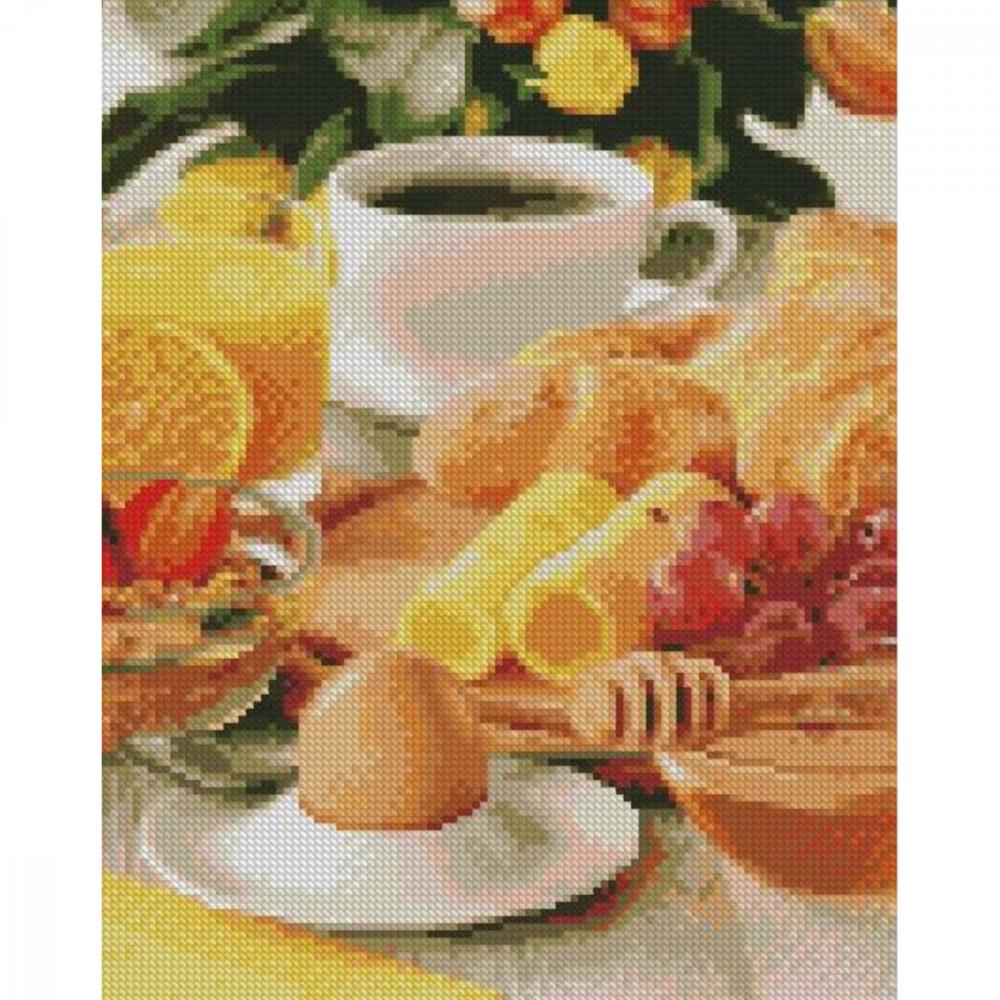 Алмазная мозаика Strateg Сахарное наслаждение 30х40 (HX442)