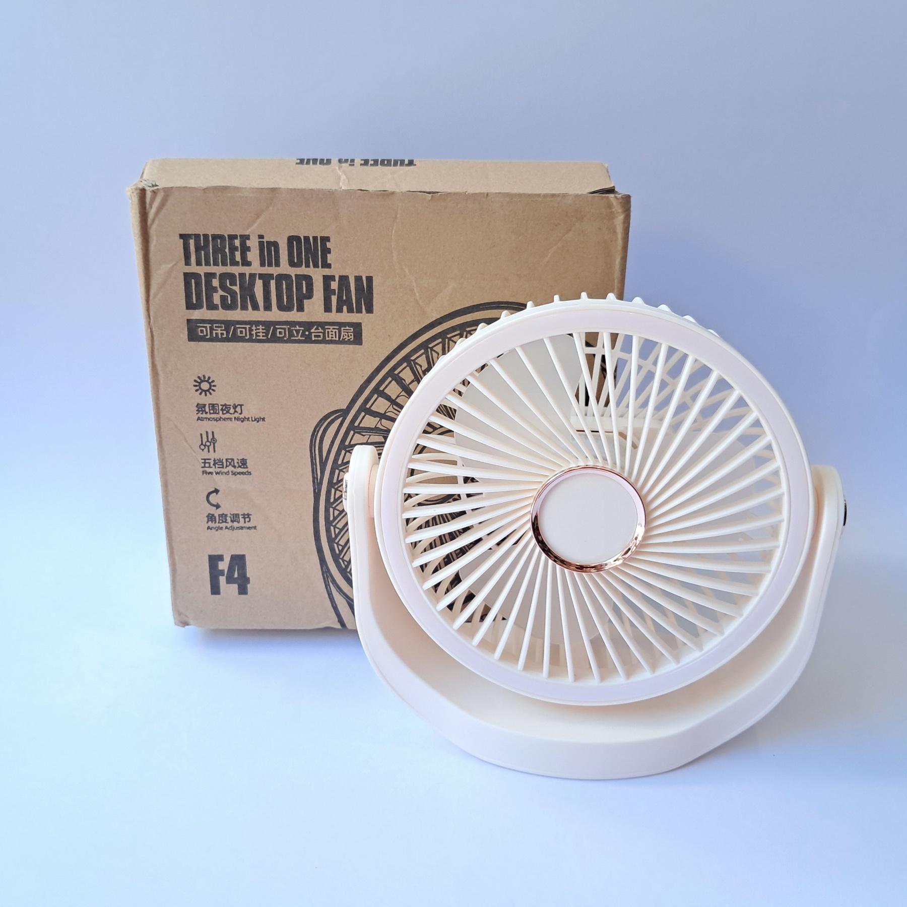 Вентилятор акумуляторний з підсвічуванням USB та обертанням 360° 1200 mah (SAM-4445) - фото 6 Вентилятор акумуляторний з підсвічуванням USB та обертанням 360° 1200 mah (SAM-4445) - фото 6