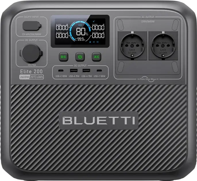 Зарядна станція BLUETTI Elite 200 V2 Black