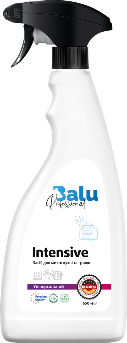 Средство для мытья кухни и гриля Balu Intensive профессиональное 650 мл (00000012901)