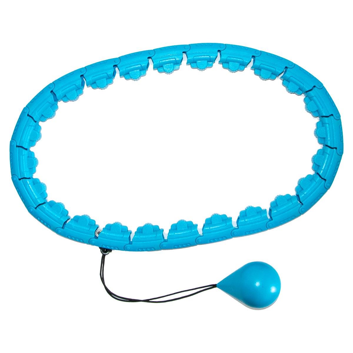 Хулахуп для схуднення Hoola Hoop Massager Блакитний (1010413-LightBlue) - фото 1