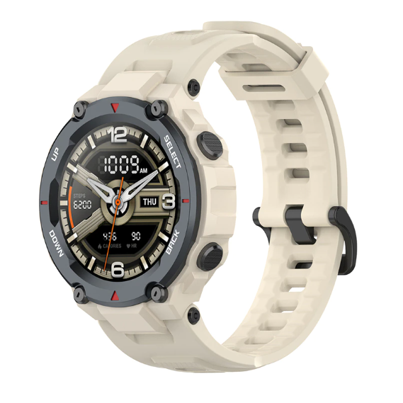 Ремешок силиконовый для смарт часов Amazfit T-Rex A1918&A1919/T-Rex Pro A2013 с отвертками Army Khaki (0235-7) - фото 3