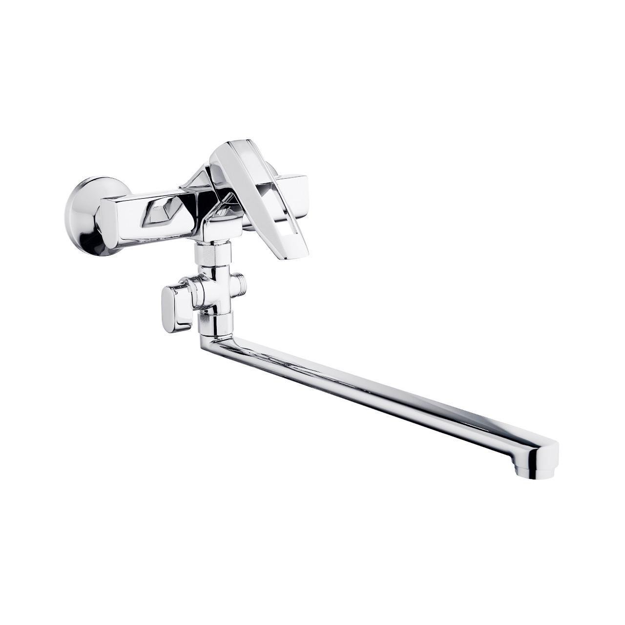 Смеситель в ванную с крестовиной длинный излив WAL GMT3-A133 Смеситель в ванную с крестовиной длинный излив WAL GMT3-A133