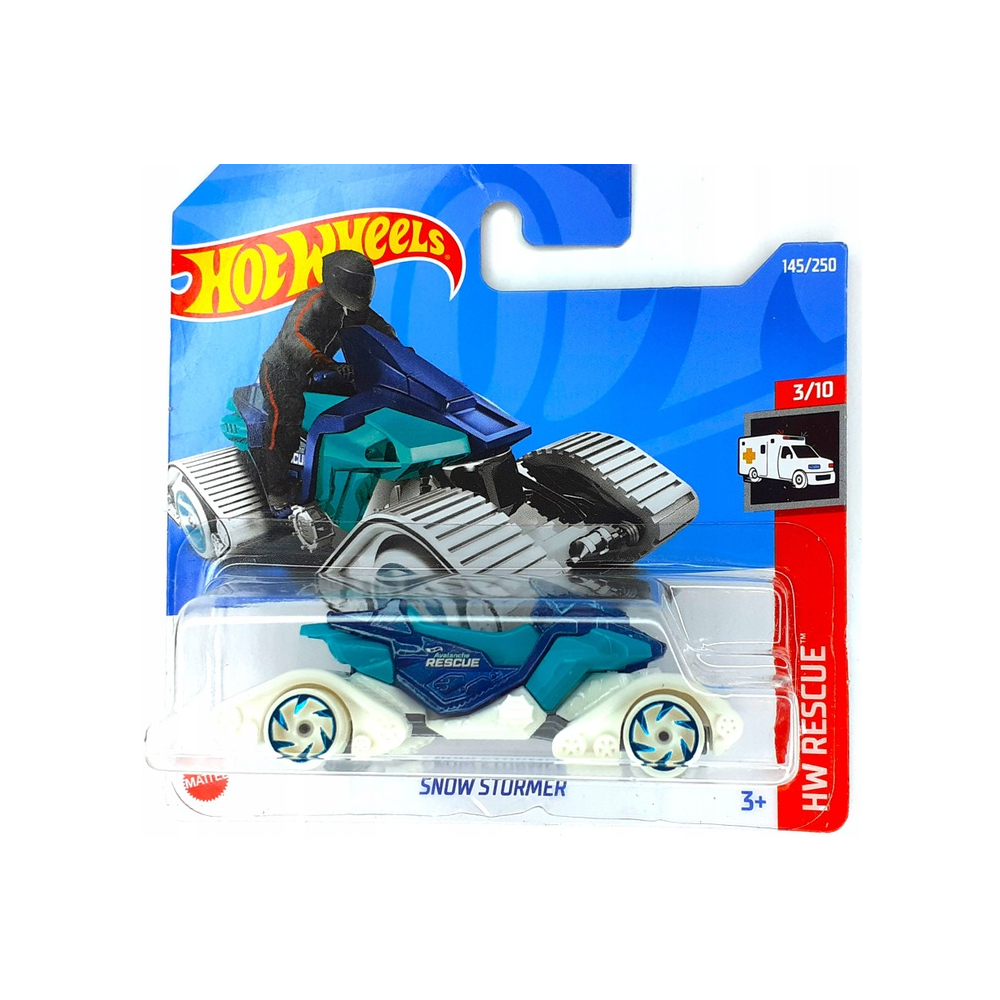 Снегоход Hot Wheels Snow Stormer коллекция HW Rescue Mattel (HCX47)