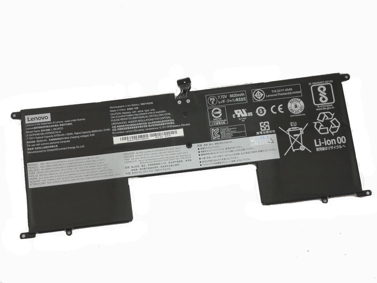 Аккумулятор для Lenovo Yoga S940-14IWL/L18M4PC0/L18C4PC0 6620 mAh (23642401)