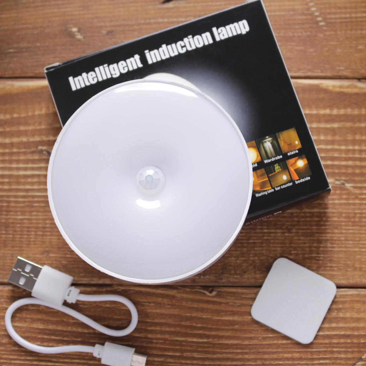 Ночник беспроводной с датчиком движения Белый холодный (20074) - фото 4