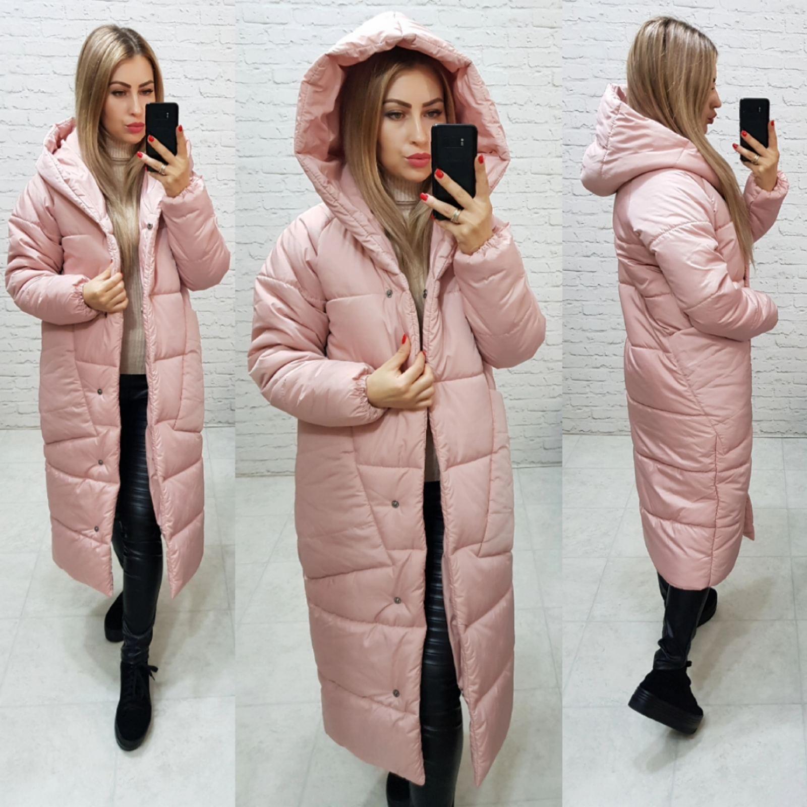 Пуховик об'ємний супер довгий Аiza А500 р. 46-48 Вишневий - фото 11 Пуховик об'ємний супер довгий Аiza А500 р. 46-48 Вишневий - фото 11