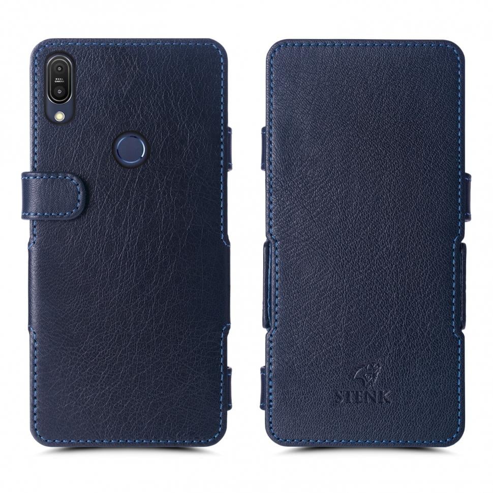 Чехол книжка Stenk Prime для ASUS ZenFone Max Pro (M1) (ZB602KL) Синий (62018)