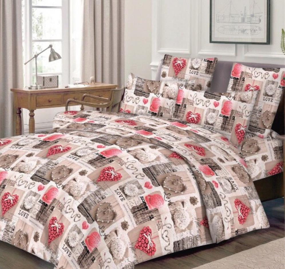 Комплект постельного белья Vital-Textile Бязь Голд Люкс семейный 200х220 см (BLc-215)