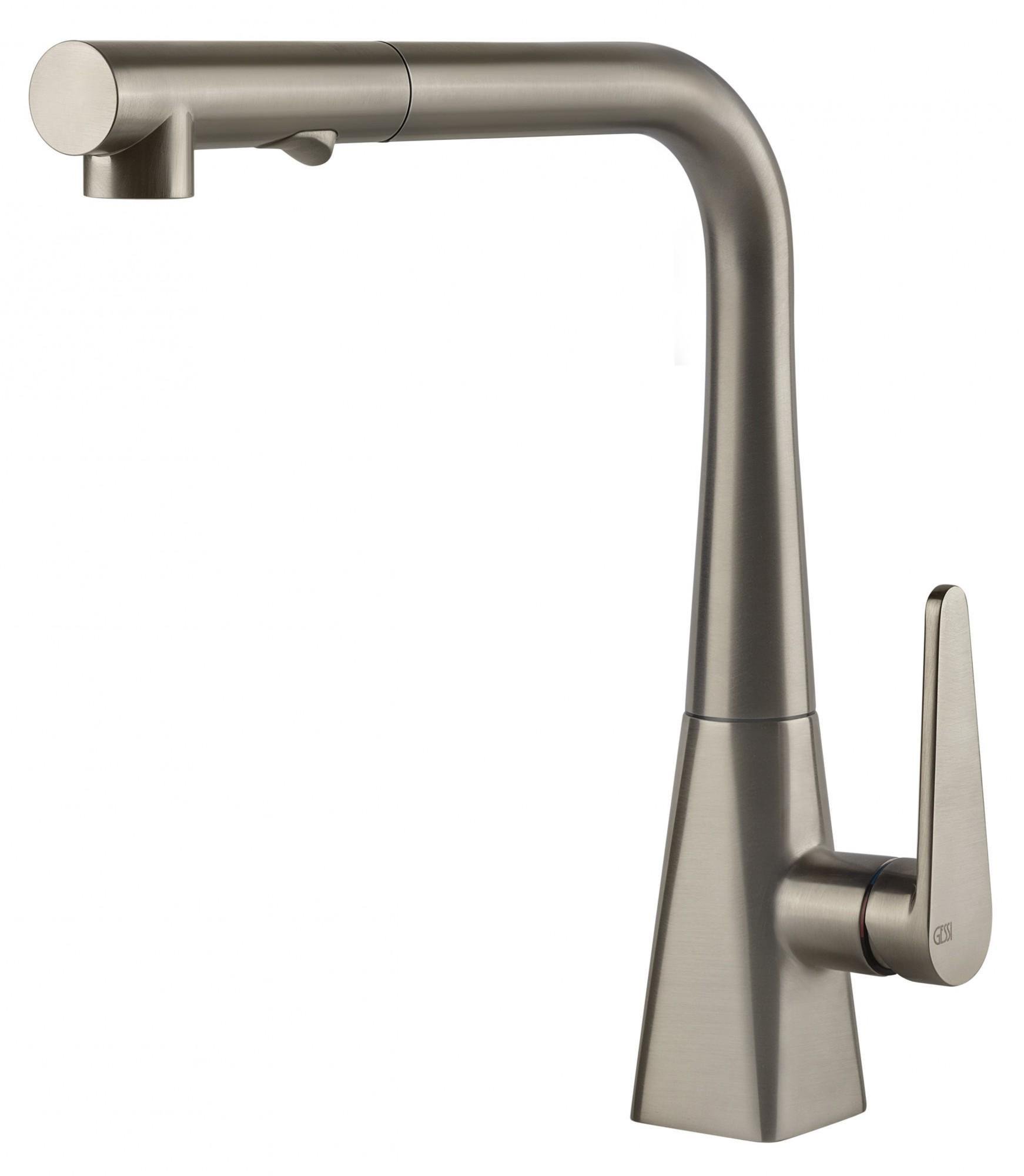 Кухонний змішувач Gessi Proton S Нержавіюча сталь (60107#149)