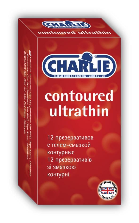 Презервативи CHARLIE латексні контурні ультратонкі 12 шт. (15408540)