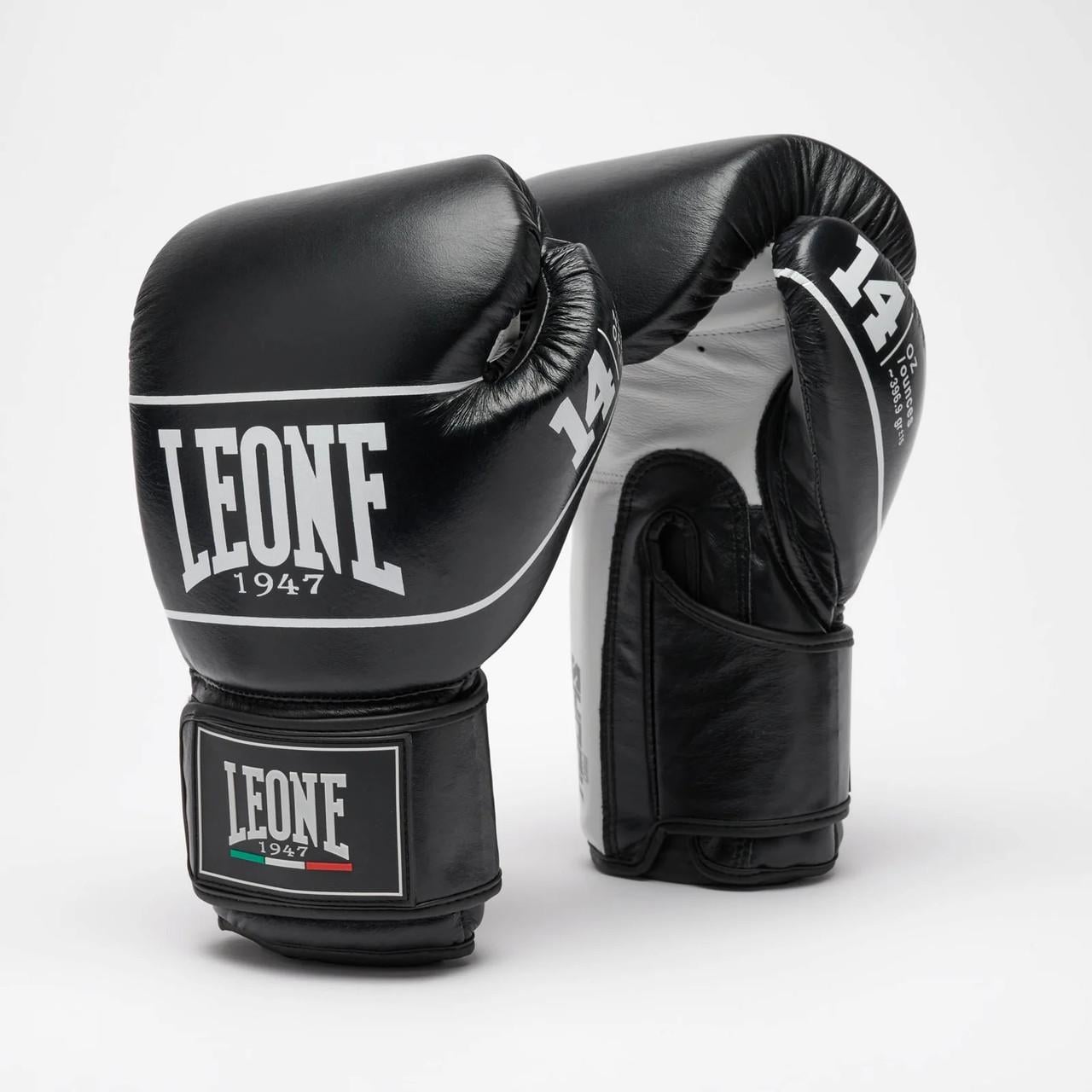 Боксерские перчатки Leone Shok Pro 10 унций Black (500241)