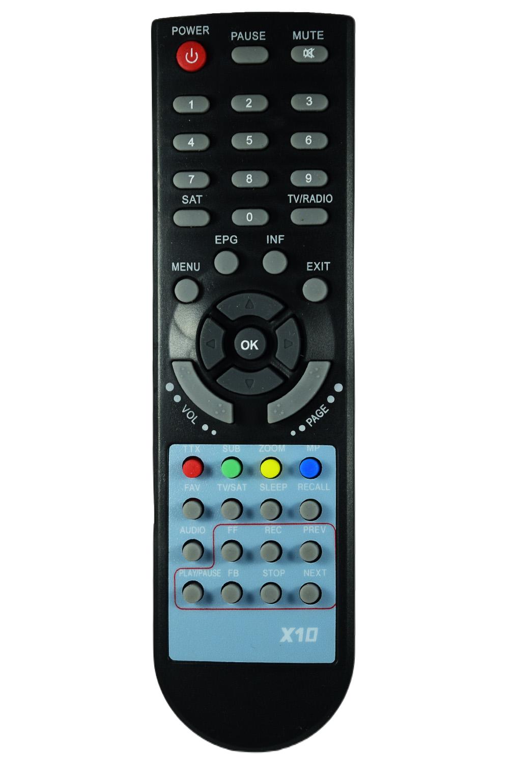 Пульт для спутникового тюнера Globo RC-X10 (2007)