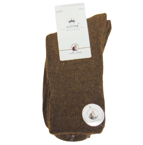 Носки пушистые высокие ангора Корона 2562 р. 36-41 Коричневый (1978838726) Носки пушистые высокие ангора Корона 2562 р. 36-41 Коричневый (1978838726)