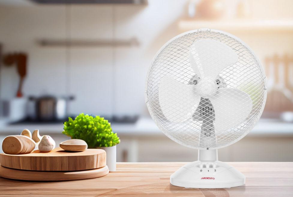 Настольный вентилятор Ardesto FT-23A 23 см Белый (iz16853) - фото 4