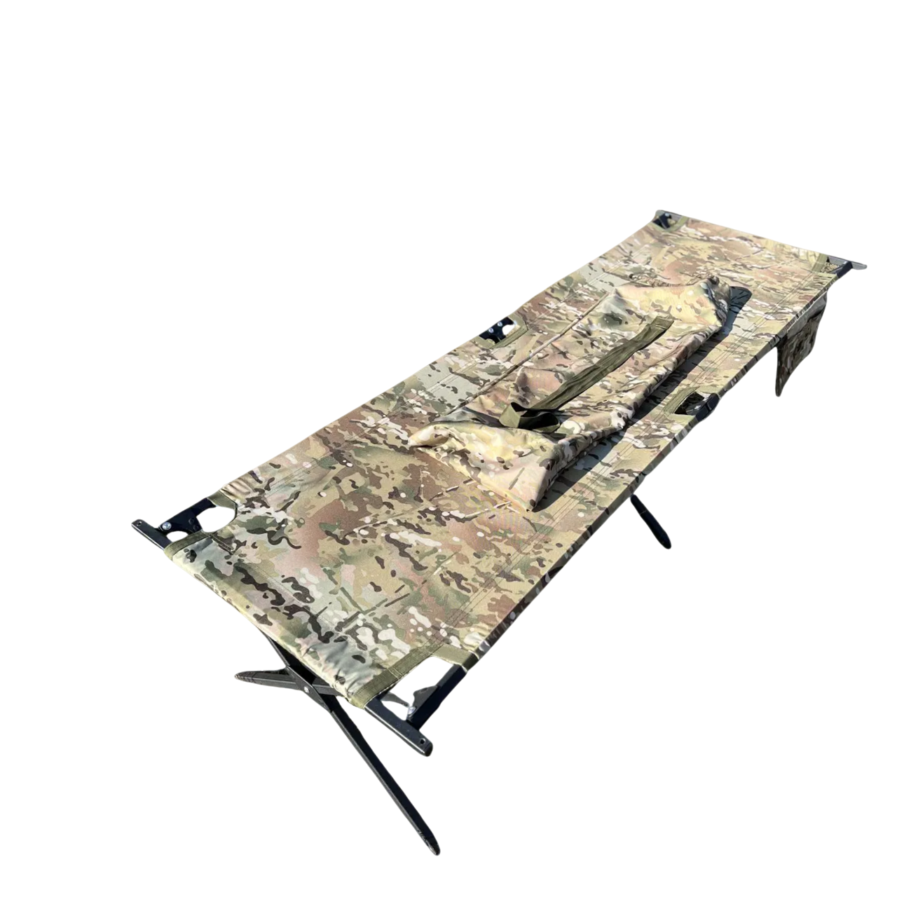 Ліжко розкладне армійське Aforse тип НАТО з чохлом Мультикам (2422469389)