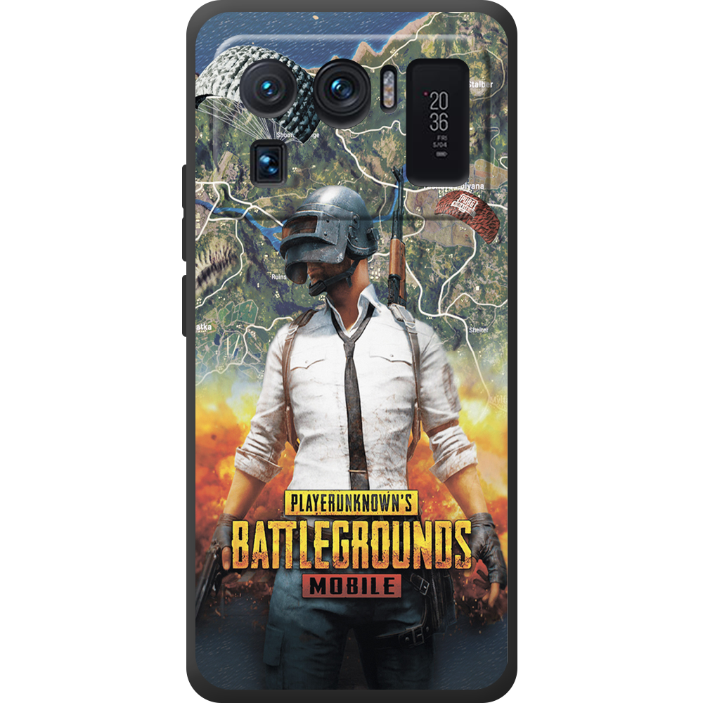 Чехол BoxFace Xiaomi Mi 11 Ultra PUBG Mobile Черный силикон (44424-up2309-44449)