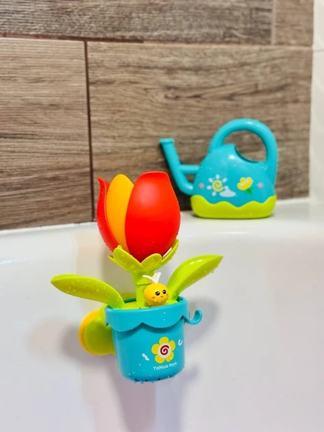 Игра для ванны Цветочек с воронкой (29541510) - фото 5 Игра для ванны Цветочек с воронкой (29541510) - фото 5