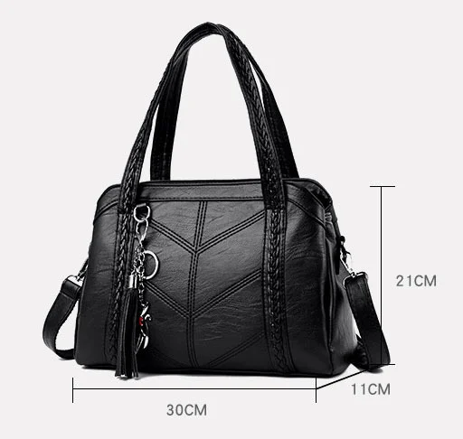 Женская сумка через плечо C00204-1 Черный (C00204-1) - фото 4 Женская сумка через плечо C00204-1 Черный (C00204-1) - фото 4