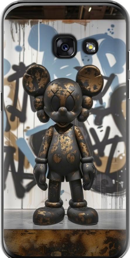 Чехол на Samsung Galaxy A3 (2017) Bronze kaws v2 (6098t-443-42517)