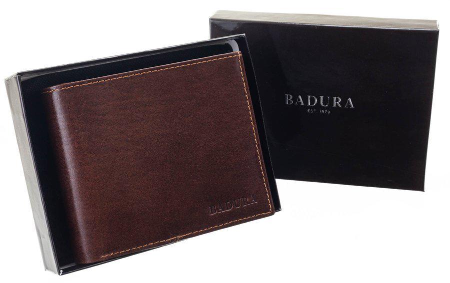 Кошелек мужской кожаный Badura N01-VT-NL BRONW