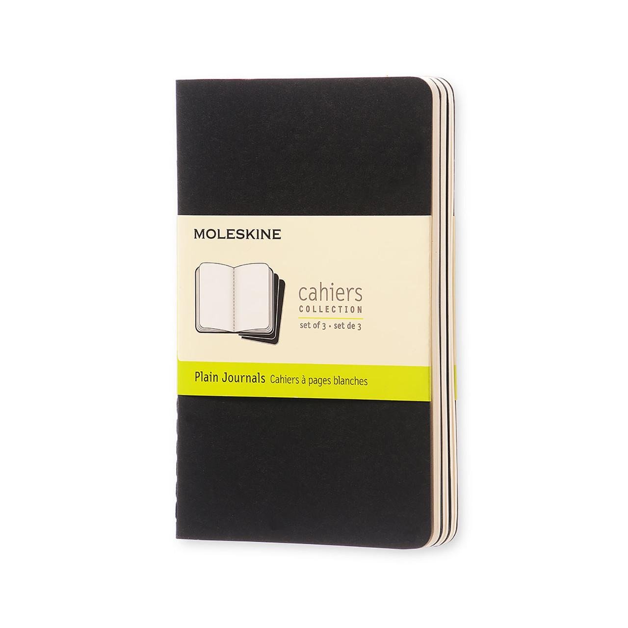 Блокнот Moleskine Cahier карманный 64 страницы чистые листы 9х14 см Черный